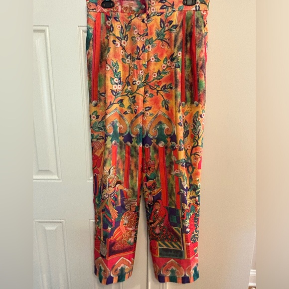 Gorgeous Ethnic Print Lined Pants - Picture 1 of 8